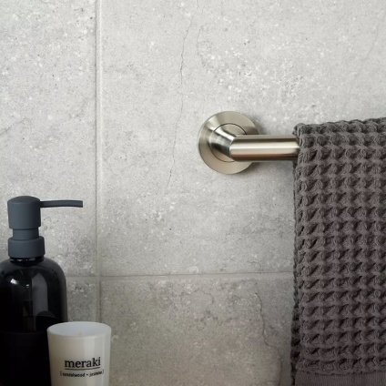 Lifestyle image of Vado Individual Spa Brushed Nickel Grab Rail