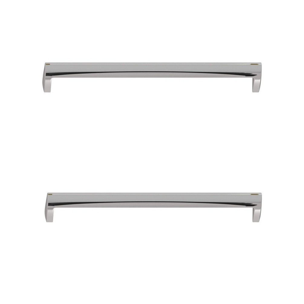 Apex Pair of Chrome 175mm Sleek Furniture Handles Cut Out 2