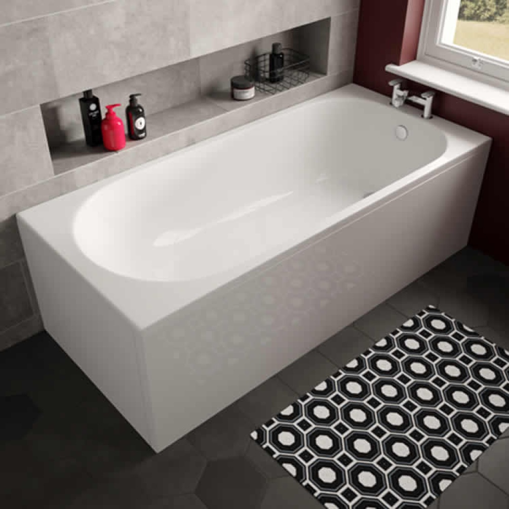 Photo of The White Space Arnold 1800 x 800mm Single Ended Bath