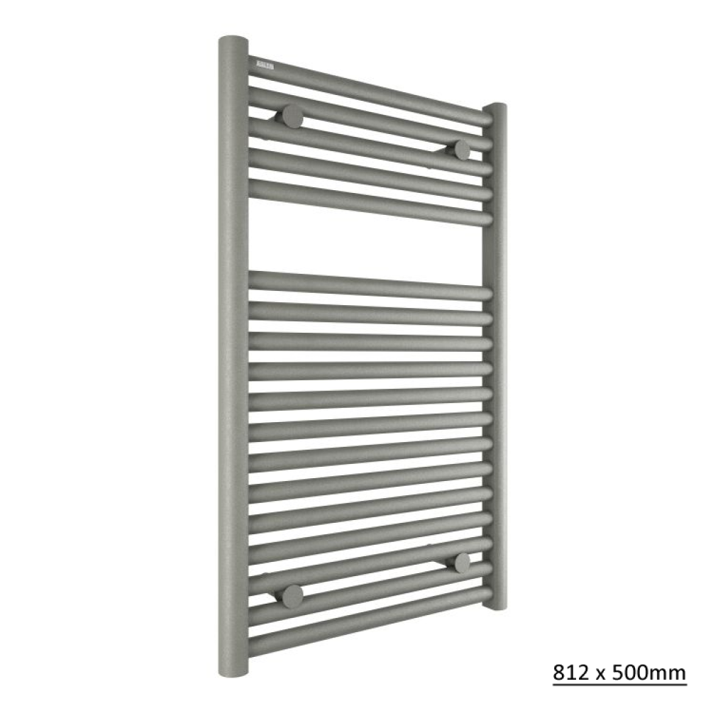 Photo of Tissino Hugo2 Lusso Grey Heated Towel Rail 812 x 500mm Cutout