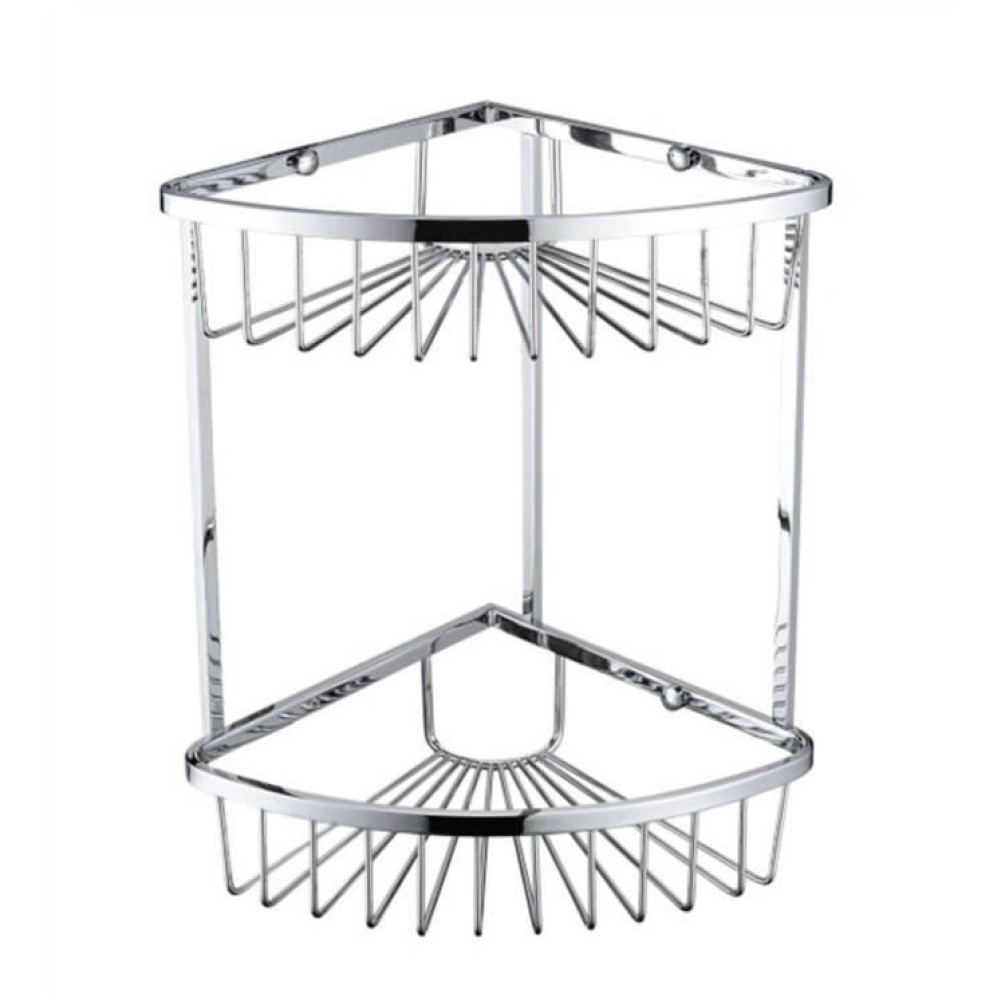 Heritage 2 Tier Chrome Wire Basket Image