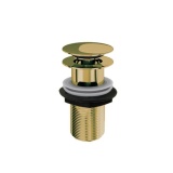 Product Cut out image of the Burlington Gold Click Clack Basin Waste