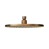 Product Cut out image of the Abacus Emotion Brushed Bronze Round Fixed Shower Head