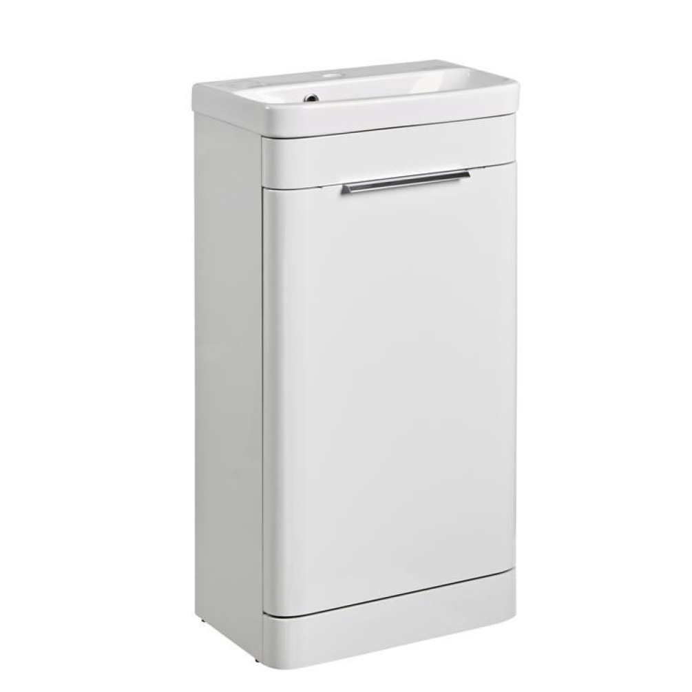 Photo of Roper Rhodes System 450mm Gloss White Cloakroom Unit & Basin