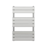 JTP Hix Chrome 800mm x 500mm Towel Radiator Cut Out