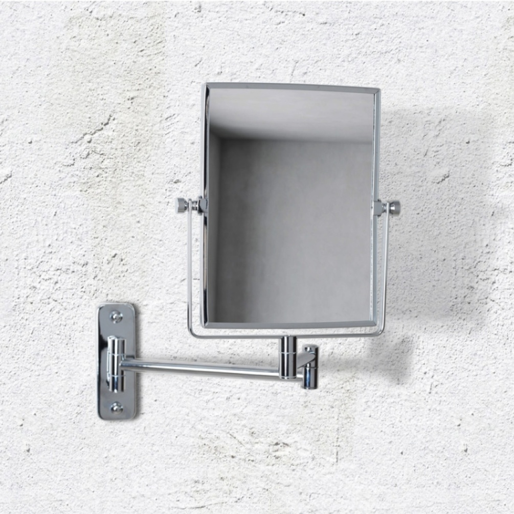 Close up product image of the Origins Living Addison Reversible 3X Magnifying Wall Mirror