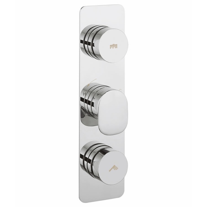 Crosswater Dial Shower Valve 2 Control with Pier Trim