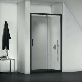 Lifestyle image of Ideal Standard Connect 2 1200mm Silk Black Sliding Shower Door