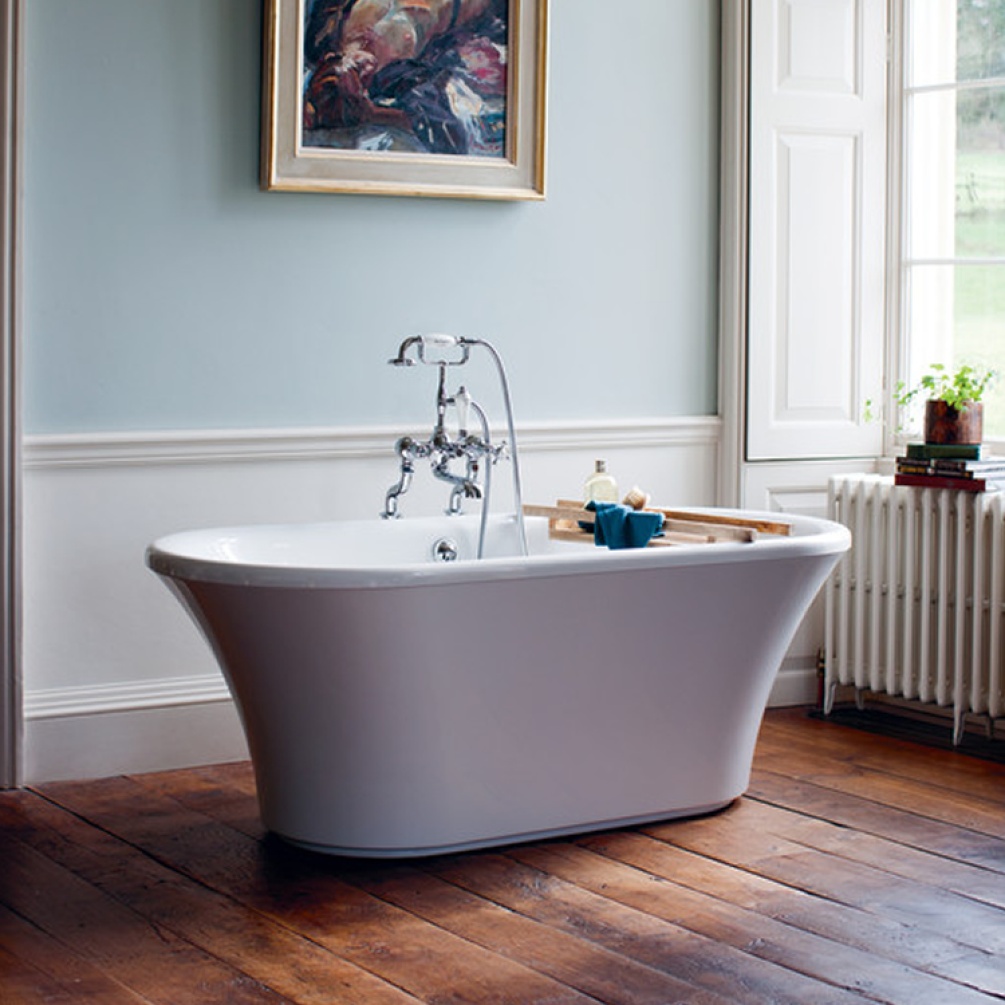 Product Lifestyle image of the Burlington Brindley Doubled Ended Freestanding Bath