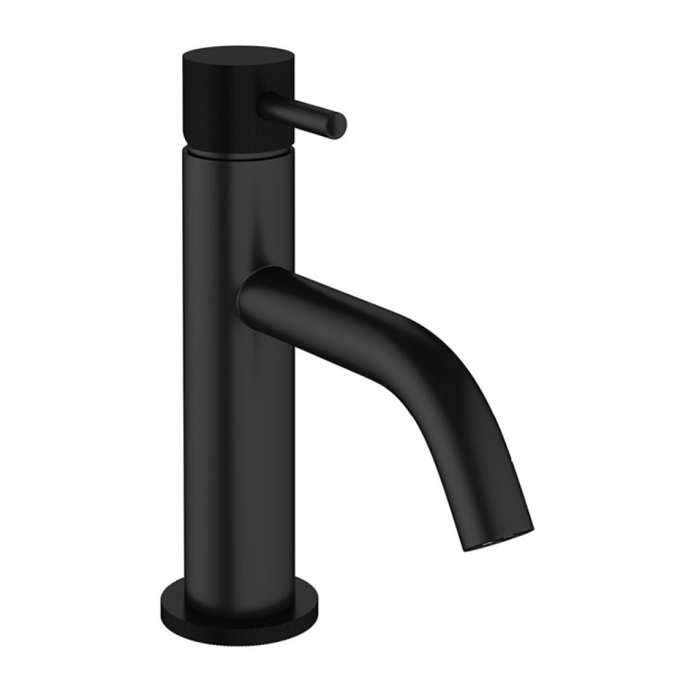Crosswater MPRO Matt Black Knurled Basin Monobloc - Image 1