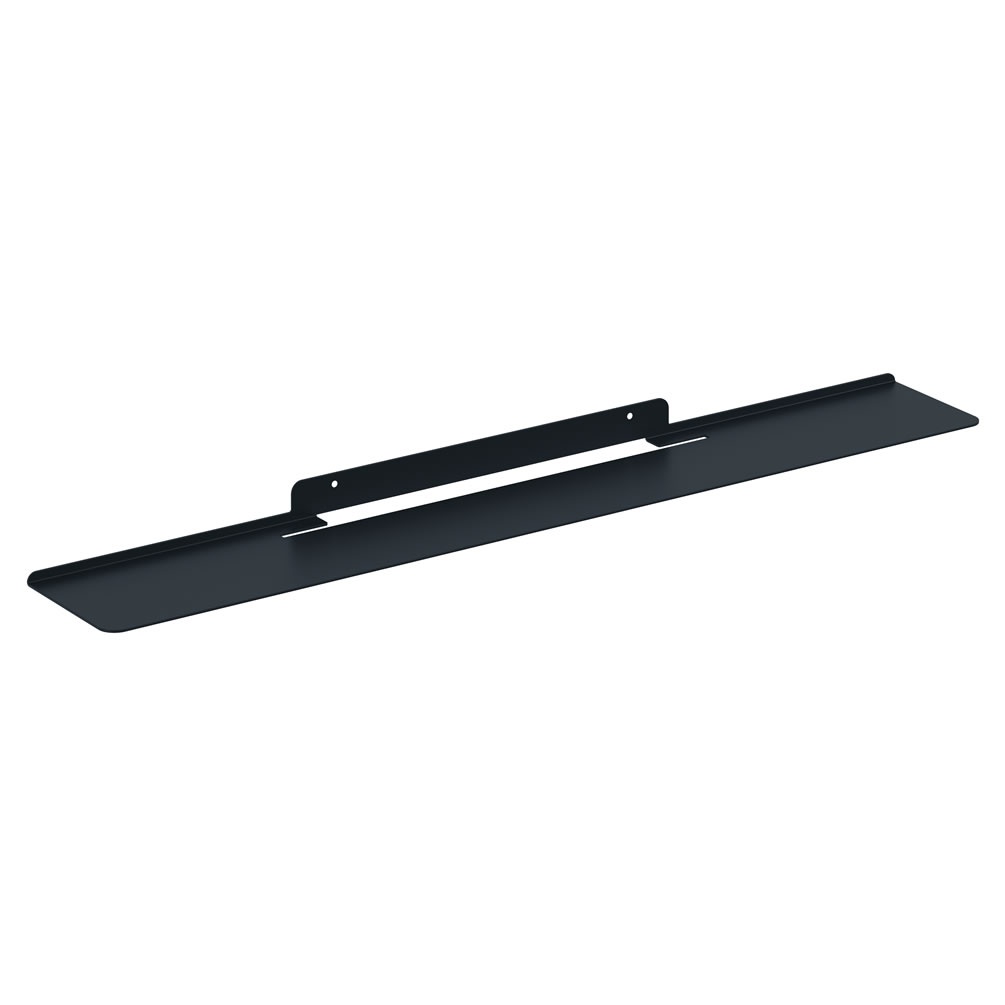 Cutout image of Villeroy & Boch More to See Lite+ 850mm Black Mirror Shelf