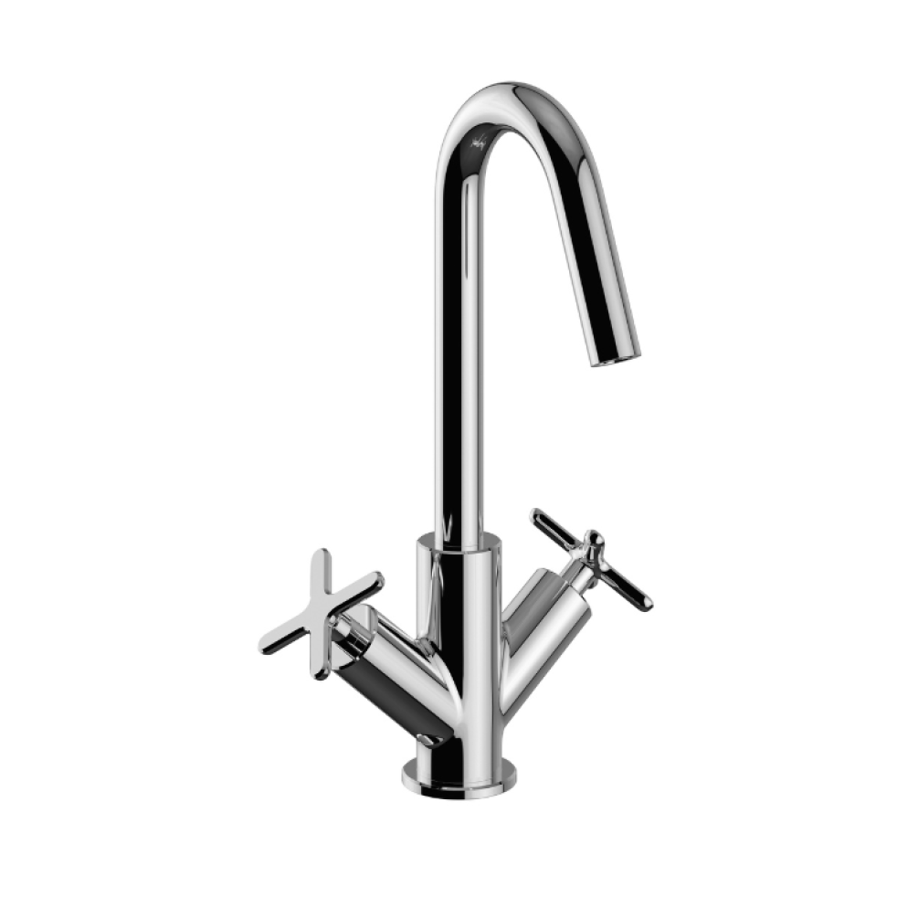 Heritage Salcombe Chrome Basin Mixer