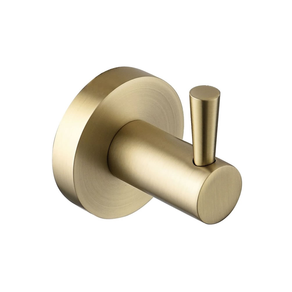 Heritage Lullington Brushed Brass Robe Hook