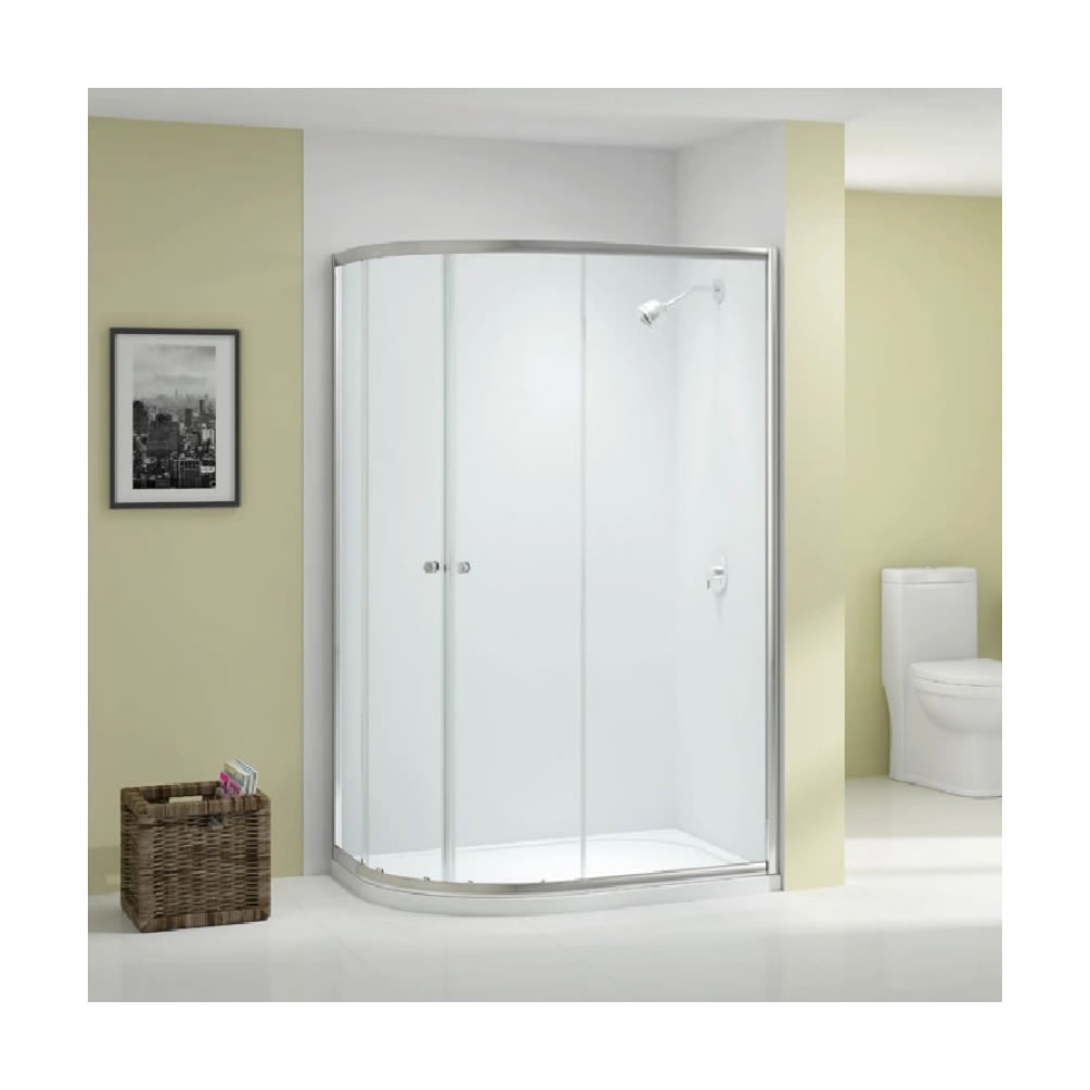 Lifestyle image of Merlyn Ionic Source 1200 x 900mm Offset Shower Quadrant