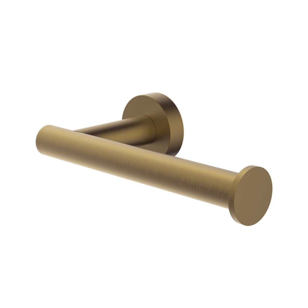 Photo of Britton Bathrooms Hoxton Brushed Brass Single Toilet Roll Holder