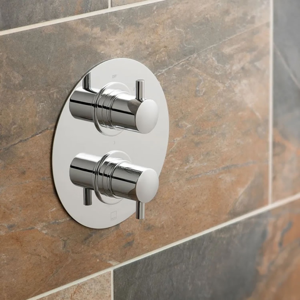 Lifestyle image of Vado Celsius Single Outlet Two Handle Thermostatic Shower Valve