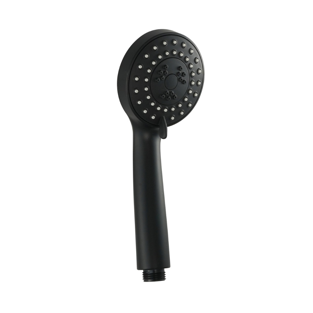 Product Cut out image of the JTP Vos Matt Black Multifunction Handset Shower