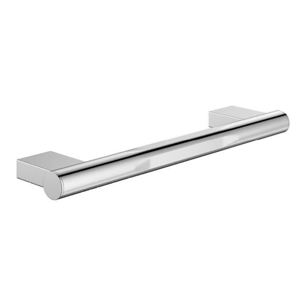Product Cut out image of the Crosswater MPRO Chrome Straight Grab Bar
