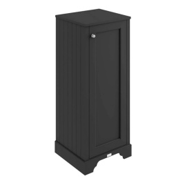 image of a bayswater tall boy cabinet in matt black