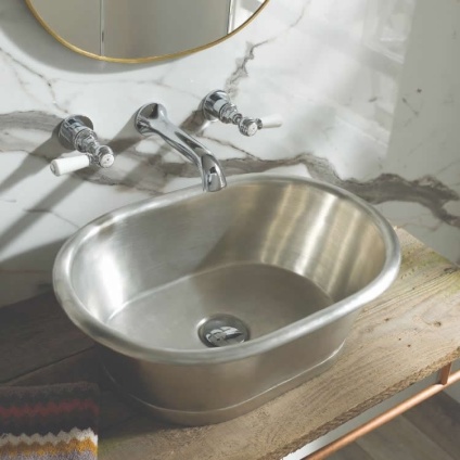 BC Designs Tin Countertop Basin - Image 1