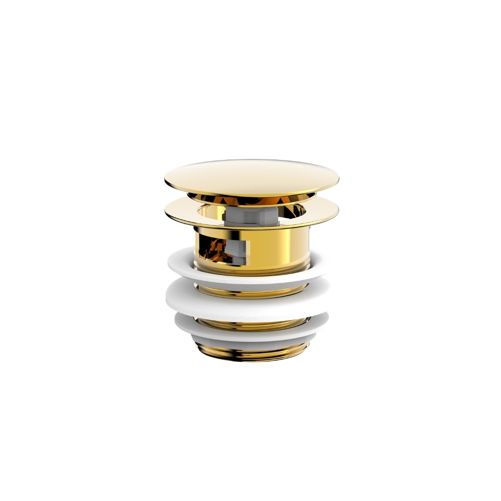 Burlington Gold Click Clack Slotted Bath Waste Cutout