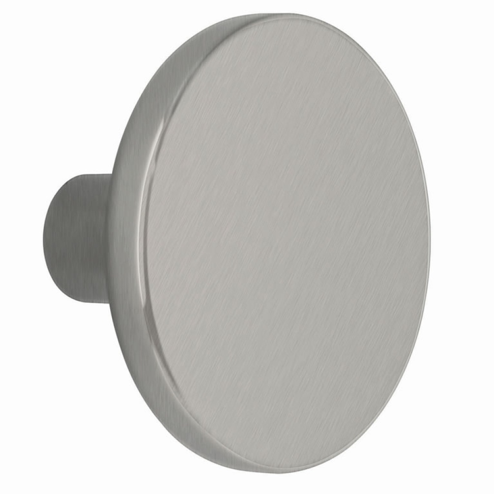 Cutout image of Crosswater Modern Round Furniture Handle Brushed Stainless Steel