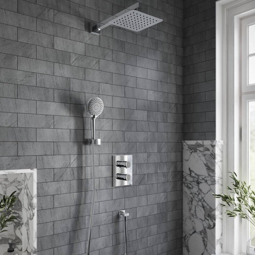 Lifestyle image of Villeroy & Boch Square Complete Shower Set