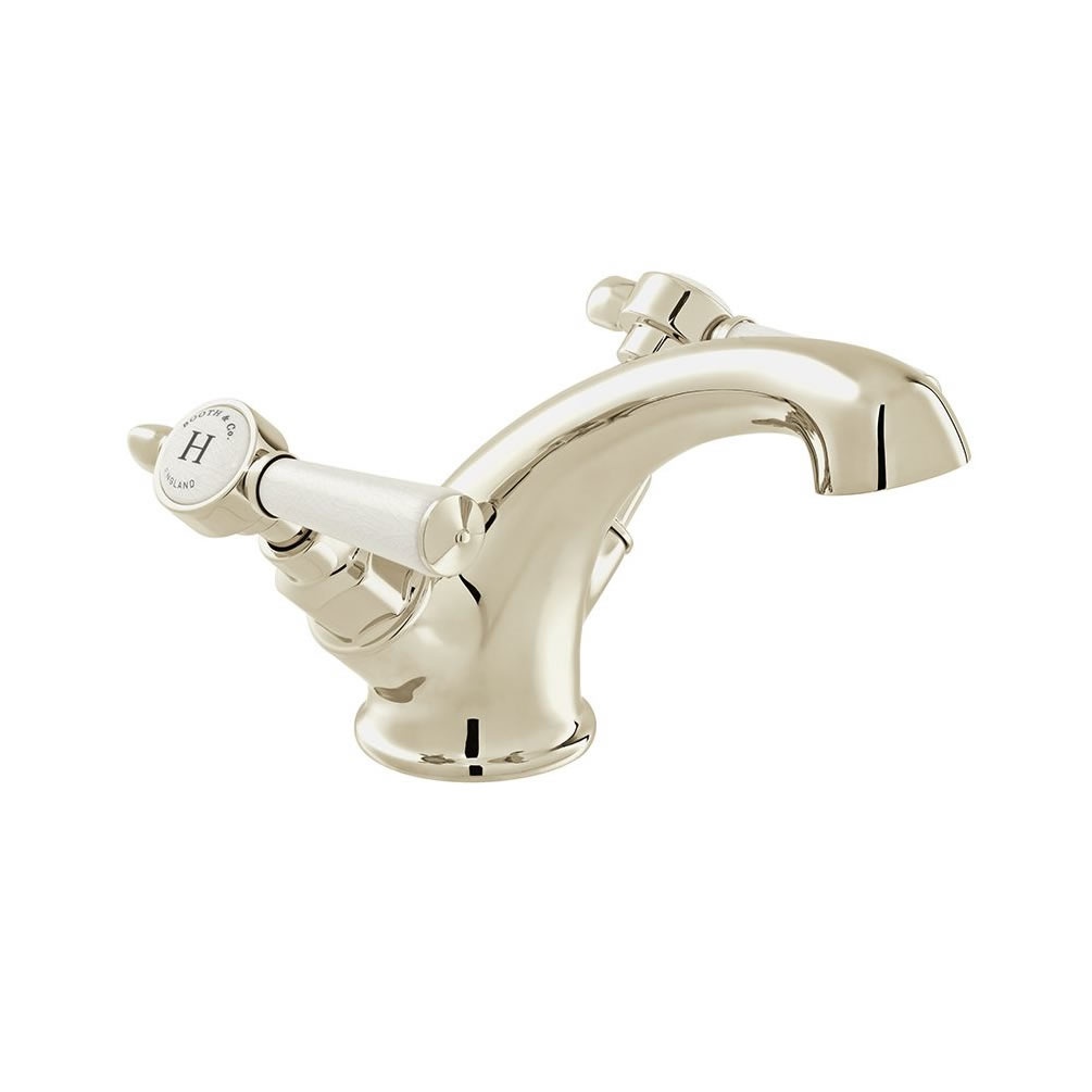 Booth & Co. Axbridge Lever Nickel Mono Basin Mixer