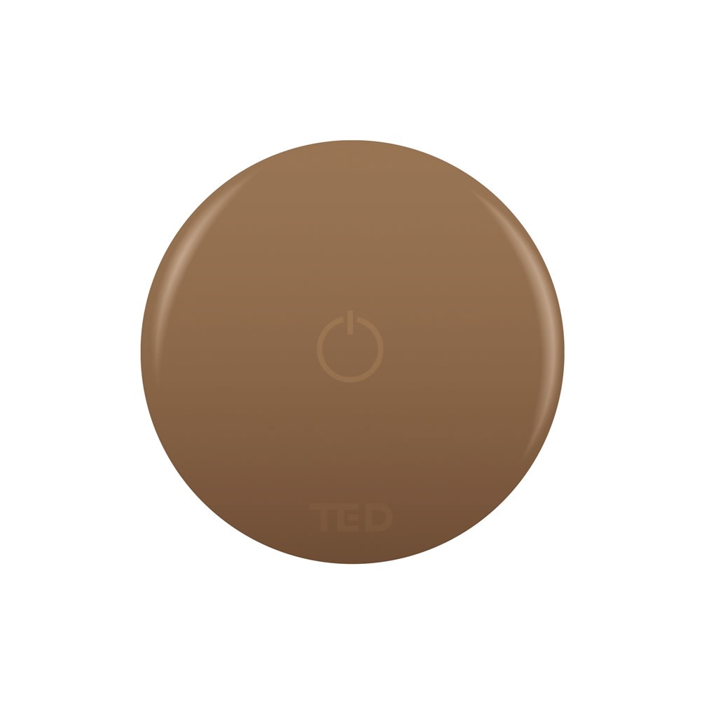 Cutout image of TED Brushed Bronze Wireless Shower Activation Button