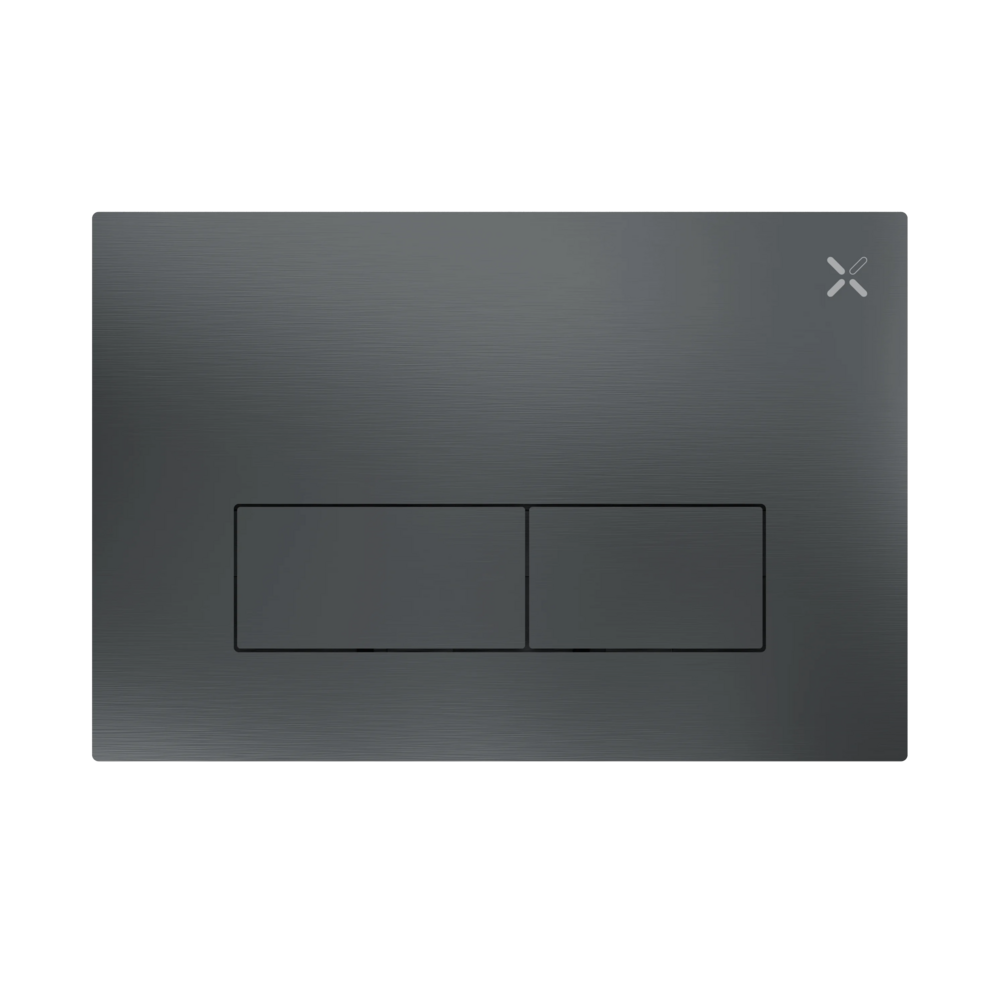 Crosswater MPRO Stainless Steel Slate Dual Flush Plate
