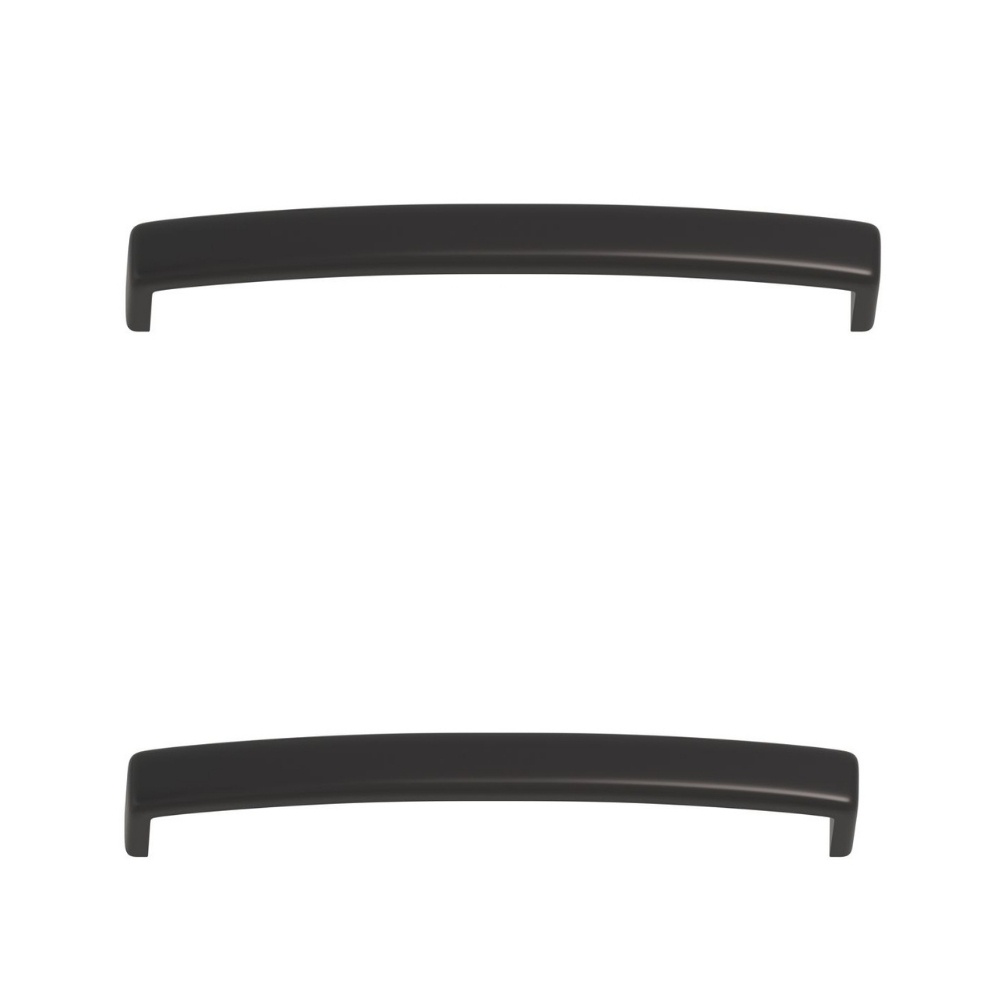 Apex Pair of Matt Black 170mm Chunky D-Shaped Handles Cut Out 2