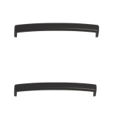 Apex Pair of Matt Black 170mm Chunky D-Shaped Handles Cut Out 2