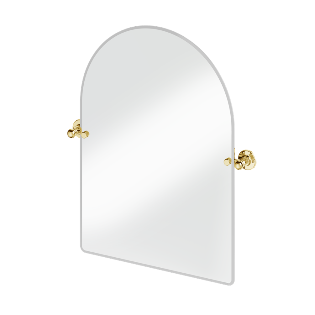 Burlington Gold Arch Mirror With 1850 Gold Fixings
