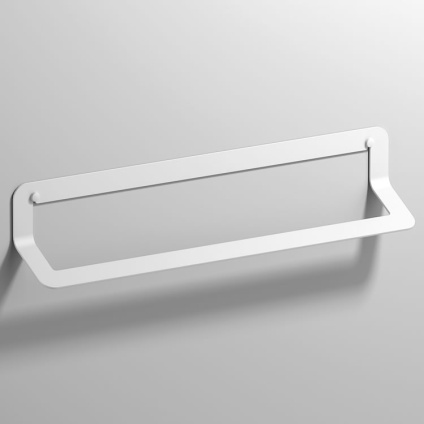 Cutout image of Origins Living Sonia Quick Towel Rail 60cm White.