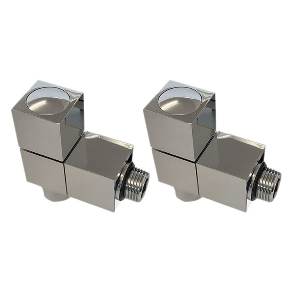 Cutout image of Radox Cube Chrome Angled Valves