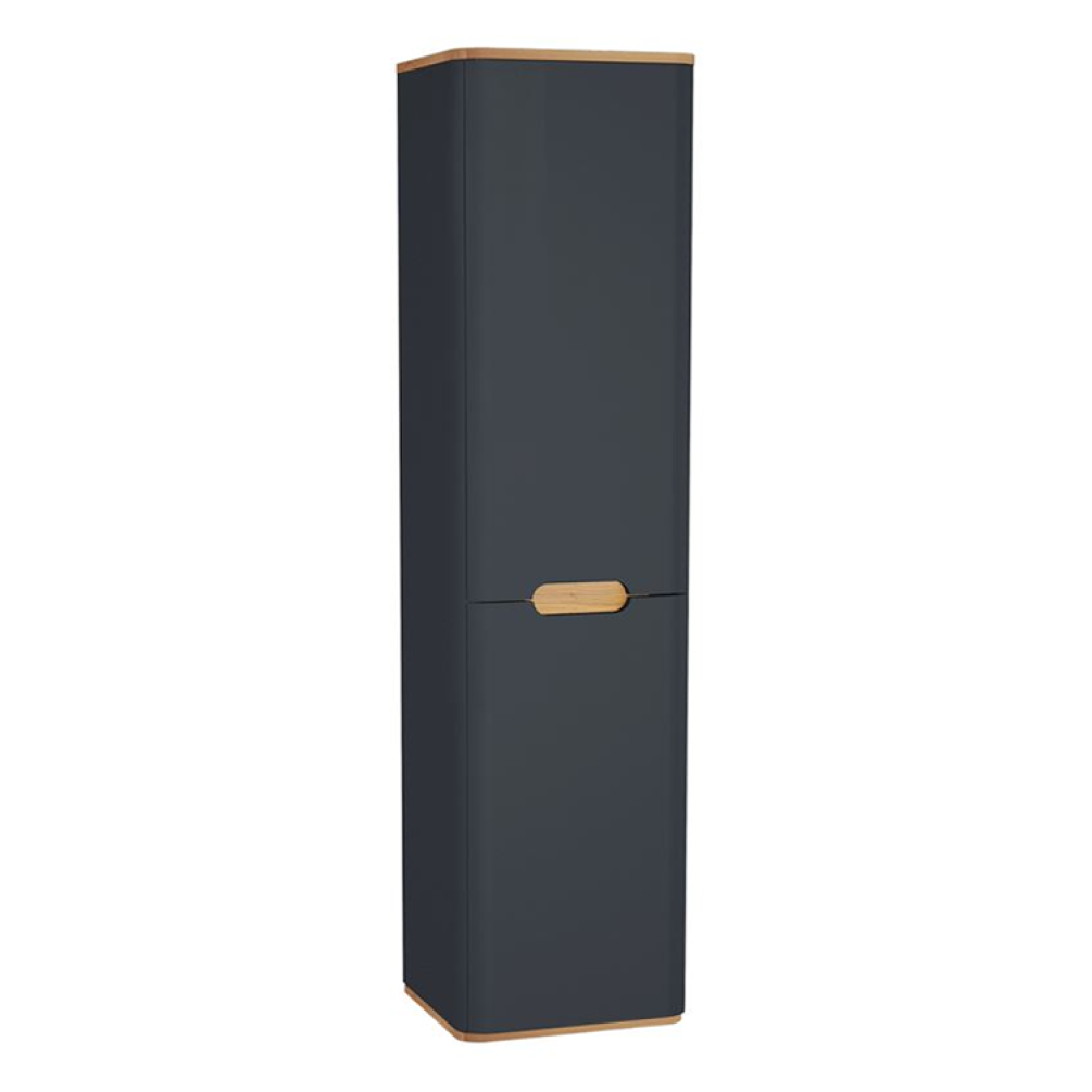 Photo of Vitra Sento Matt Anthracite Tall Unit With Laundry Basket Cutout