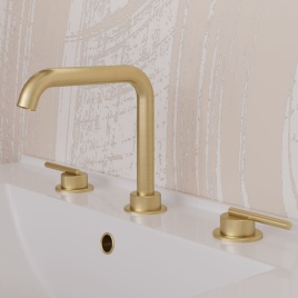 Crosswater 3ONE6 Brushed Brass