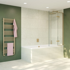 image of a crosswater bath shower screen