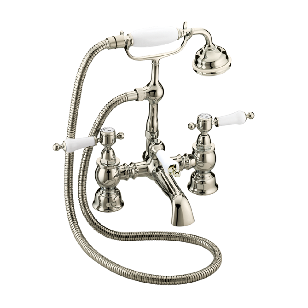 Photo of Heritage Glastonbury Vintage Gold Bath Shower Mixer
