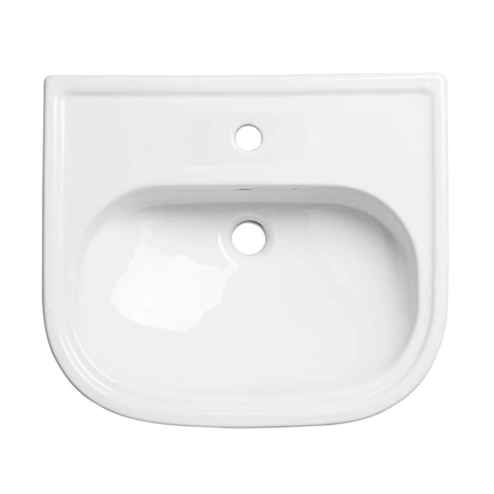 Product cut out image of the Tavistock Lansdown 490mm Semi Countertop Basin1 TH