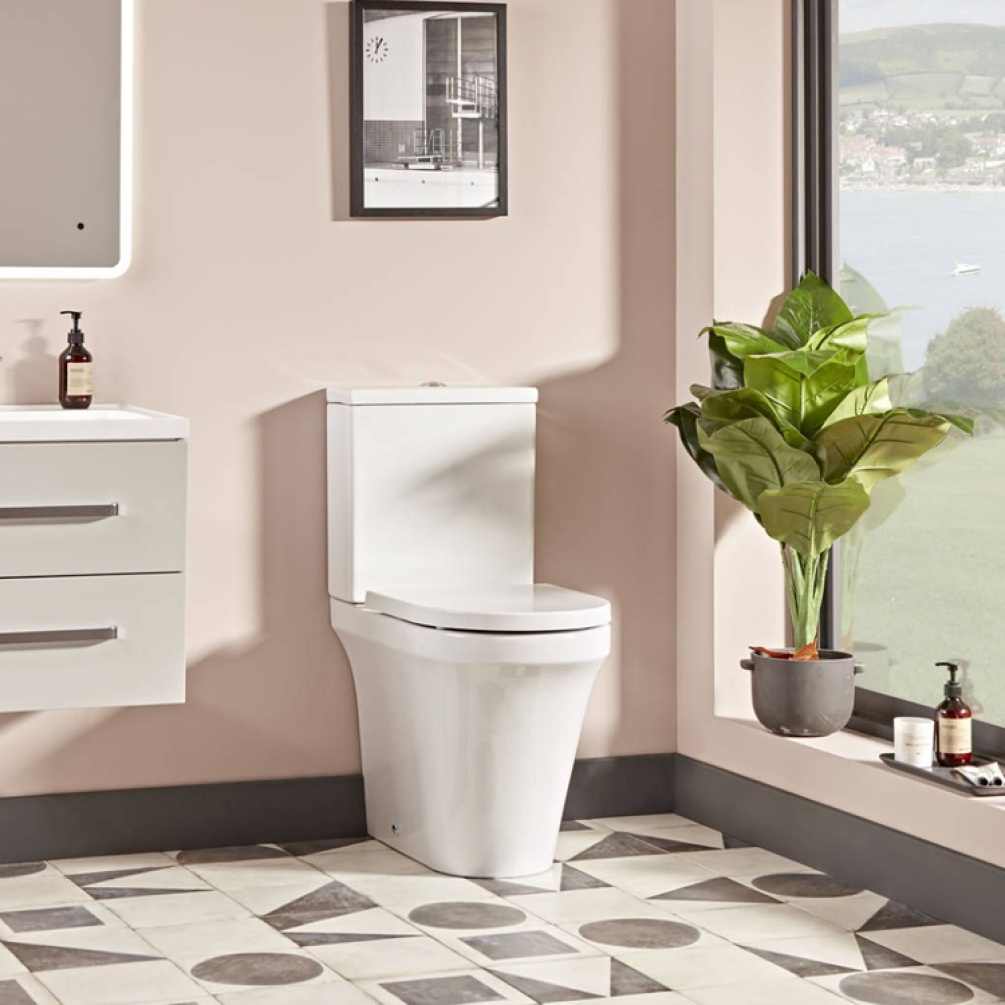 Tavistock Aerial Comfort Height Rimless Closed Back WC - Image 1