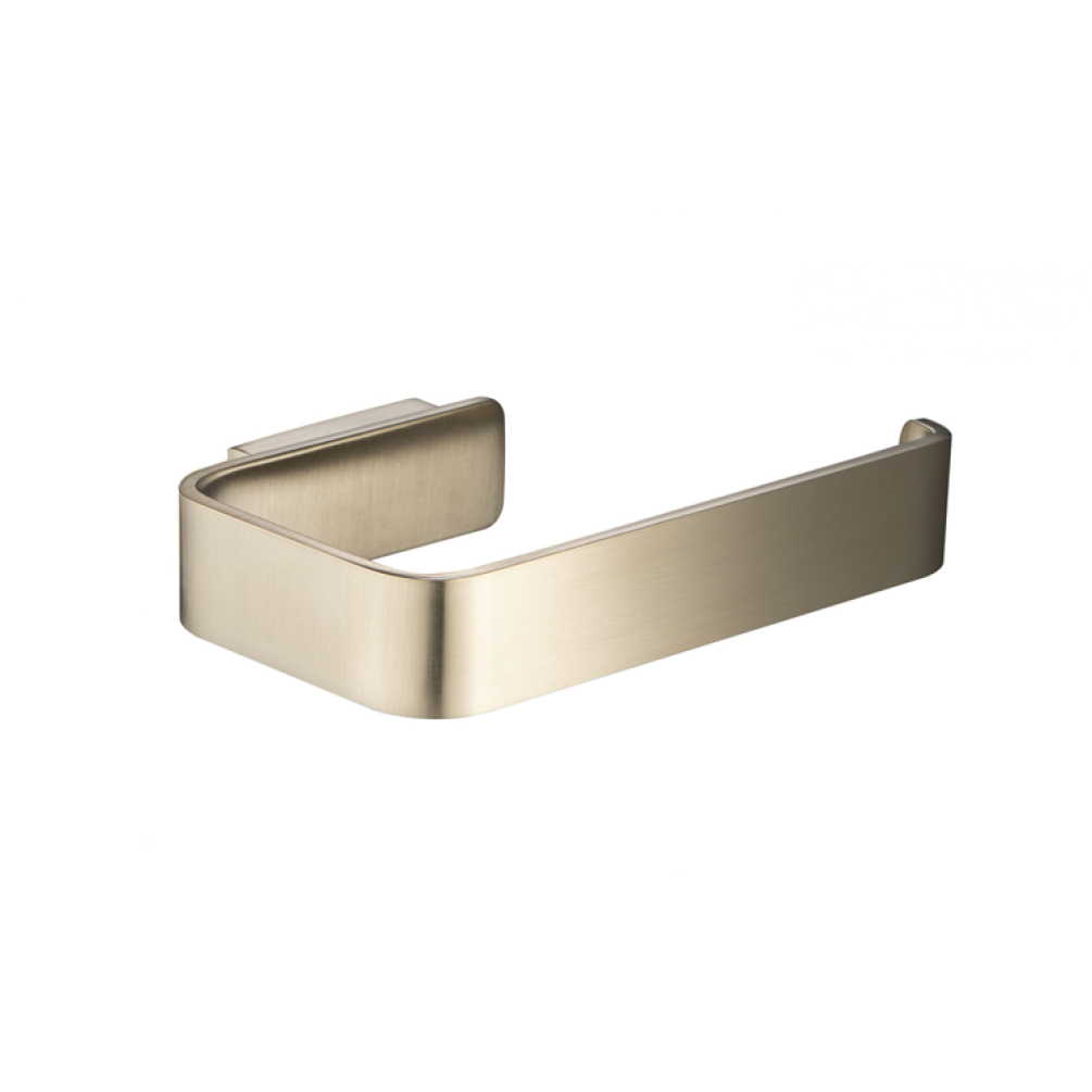 Photo of JTP Hix Brushed Brass Toilet Roll Holder Cutout