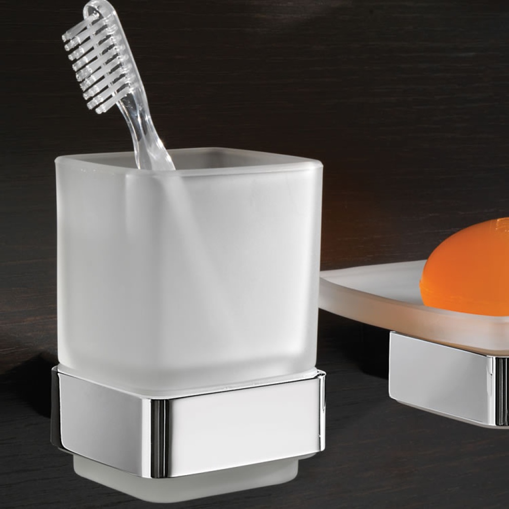Cutout image of Origins Living Gedy Lounge Wall-Mounted Tumbler Holder.