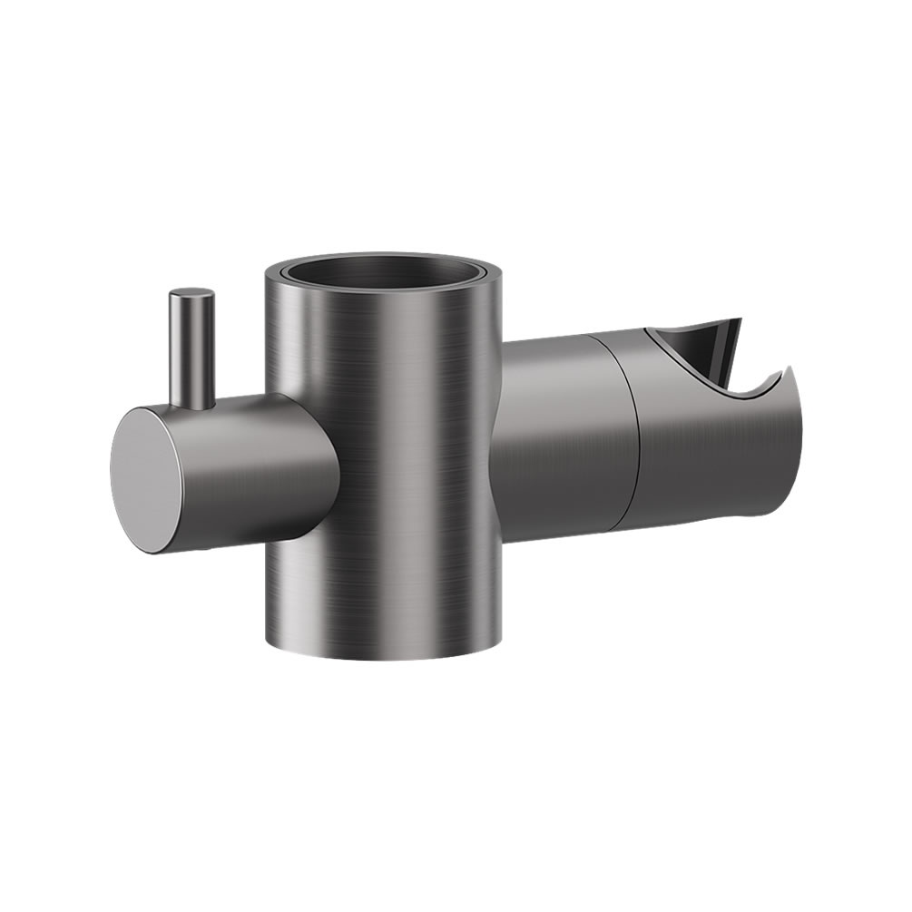 Cutout image of Crosswater Slate Grab Bar Shower Handset Holder Attachment