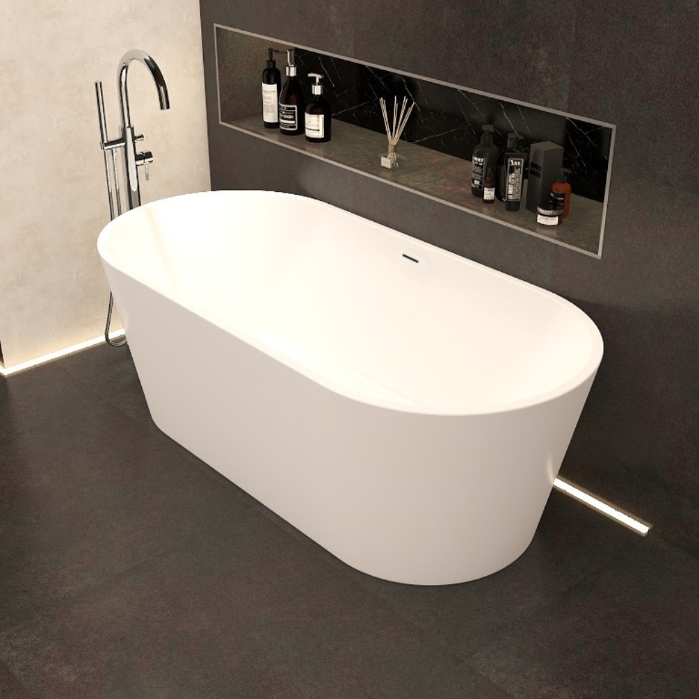 Imex Arco Slim 1700mm Freestanding Bath Lifestyle 1