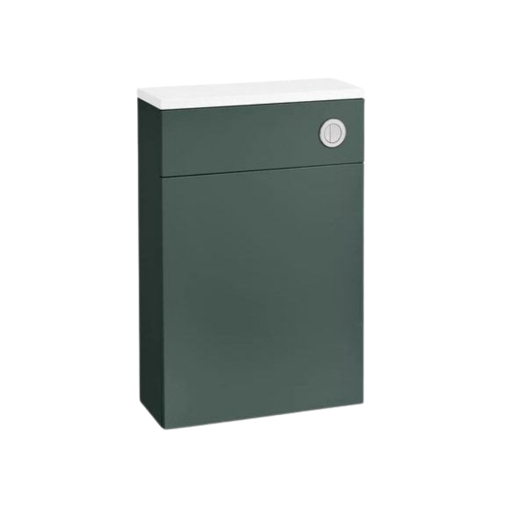 Cut out image of the Tavistock Acumen 570mm Viridian Green Back to Wall WC Unit