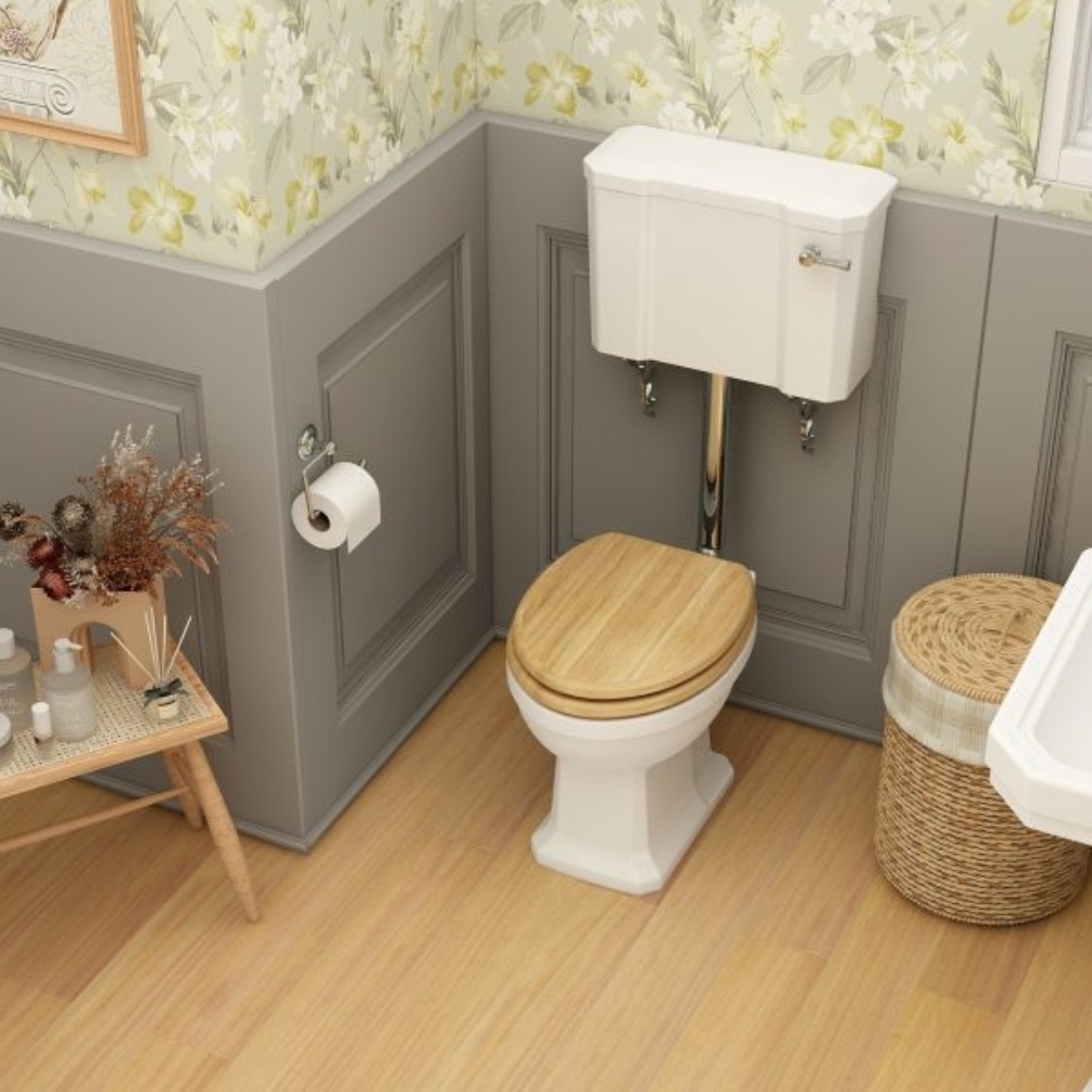 Imex Open Back Low Level Flush Close Coupled Traditional Toilet Lifestyle 1