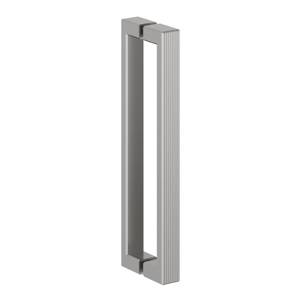 Cutout image of Crosswater Asura 8 Brushed Stainless Steel Fluted Handle