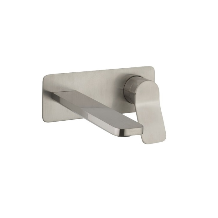 Product cutout image of Crosswater Glide II Stainless Steel Wall Mounted 2 Tap Hole Basin Tap set