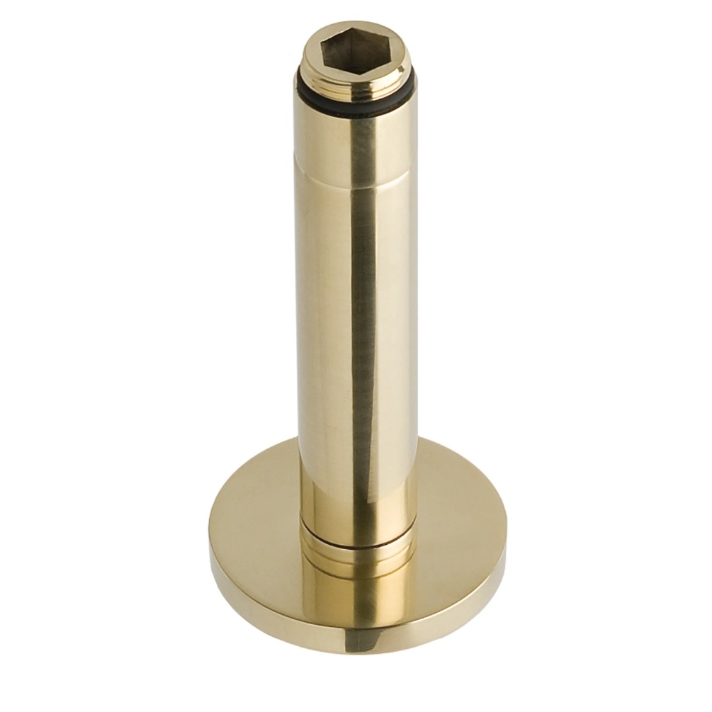 BC Designs Victrion Brushed Gold Ceiling Mounted Shower Arm Cut Out